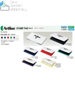 e-catalogue gambar perlengkapan Artline EHJU-4 Stamp Pad No. 2 Uninked (87 x 143 mm )