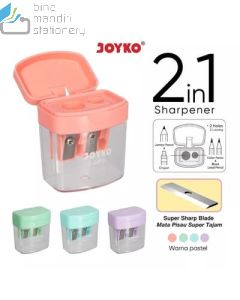 Foto Joyko Sharpener B-24PTL Rautan Serutan Peruncing Pensil merek Joyko