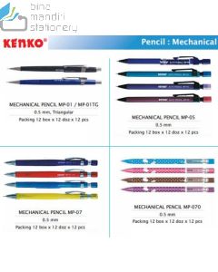 Katalog stationery Kenko MP-07 Pencil Mechanic Pensil Cetek Mekanik dan gambarnya