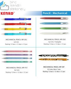 Macam macam atk Kenko MP-282 Pencil Mechanic Pensil Cetek Mekanik dan gambarnya