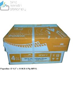 Paperline CF 9,5" x 11 NCR 4 Ply Kertas Komputer Continuous Form Print Dot Matrix