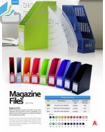 Boxfile kotak berkas Bantex 4011-62 Magazine File F4 10 cm Blueberry